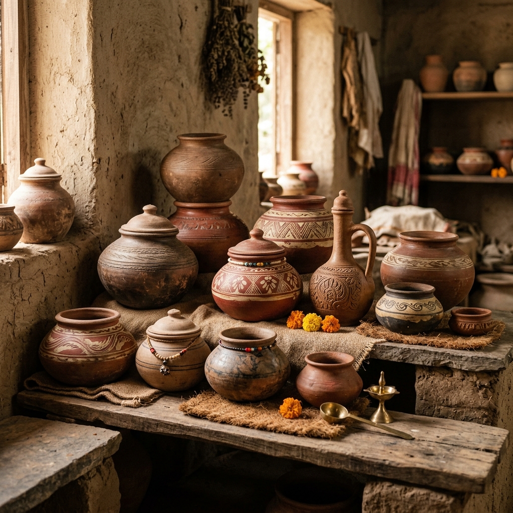 Clay vessels